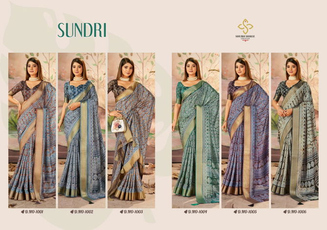 Sundri By Shubh Shree Kasab Border Designer Sarees Wholesale Market In Surat